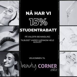 Tilbud for august - Studenttilbud - Beauty Corner Oslo (2)